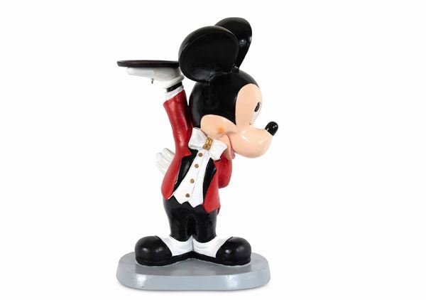 Disney: Mickey Mouse statuette with tray
