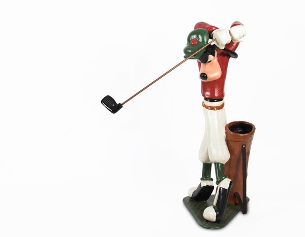 Disney: Goofy golfer statue