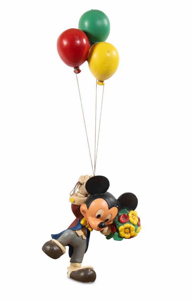 Disney : Statua Topolino con palloncini - Asta POP Culture e