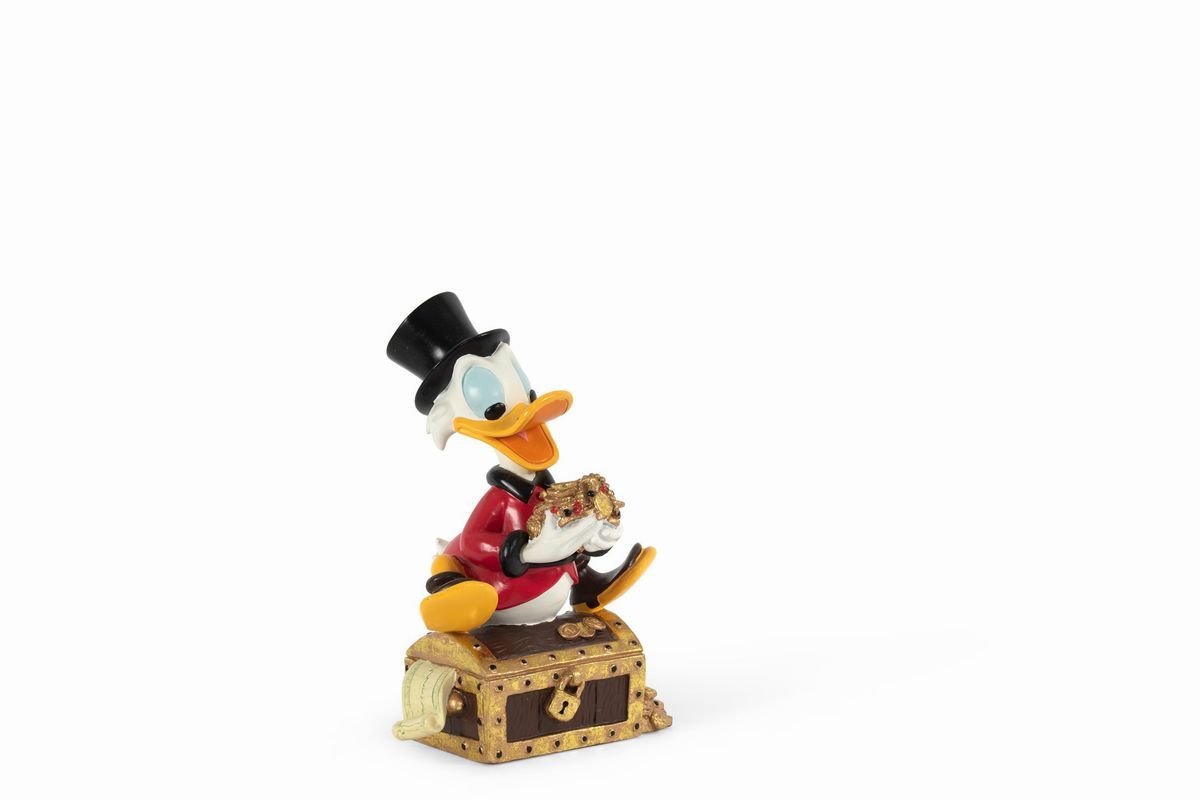 Disney: Statuetta Zio Paperone con Forziere