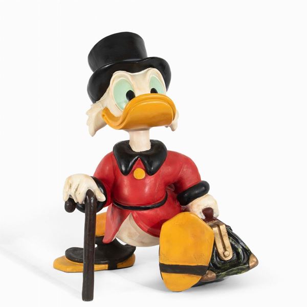 Disney: Scrooge McDuck statuette with bag and cane