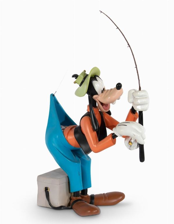 Disney: Statua Pippo pescatore