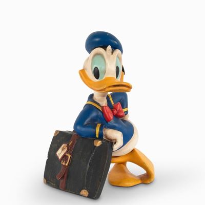 Disney: Statua Paperino Viaggiatore