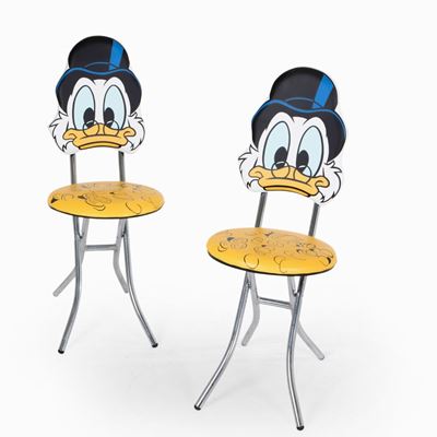 Disney : Coppia di Sedie con Zio Paperone