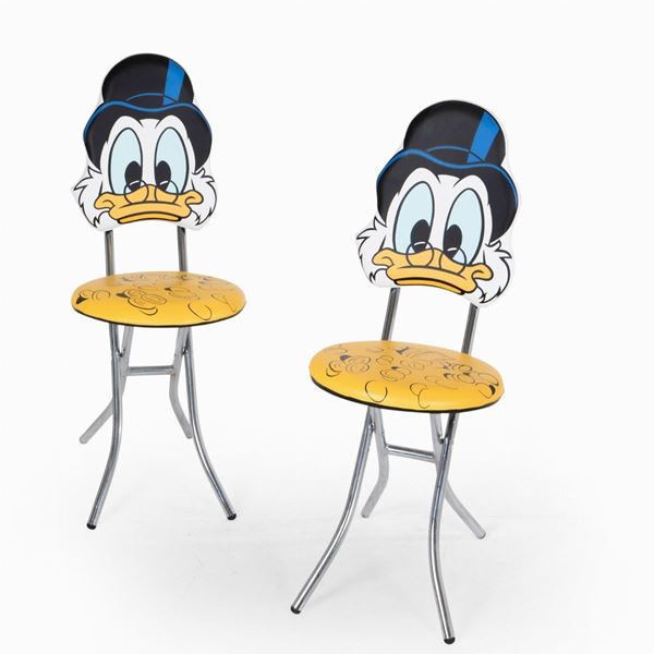 Disney: two Scrooge McDuck chairs