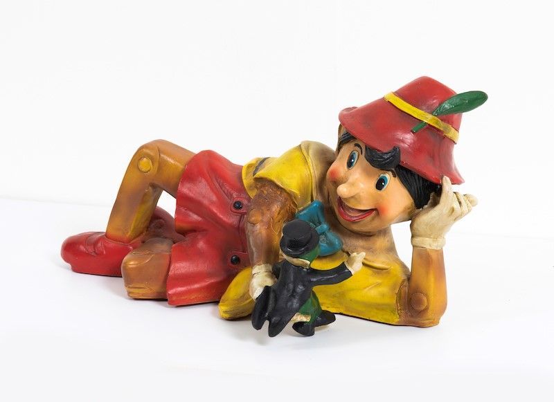 Disney: Statua Pinocchio con Grillo Parlante