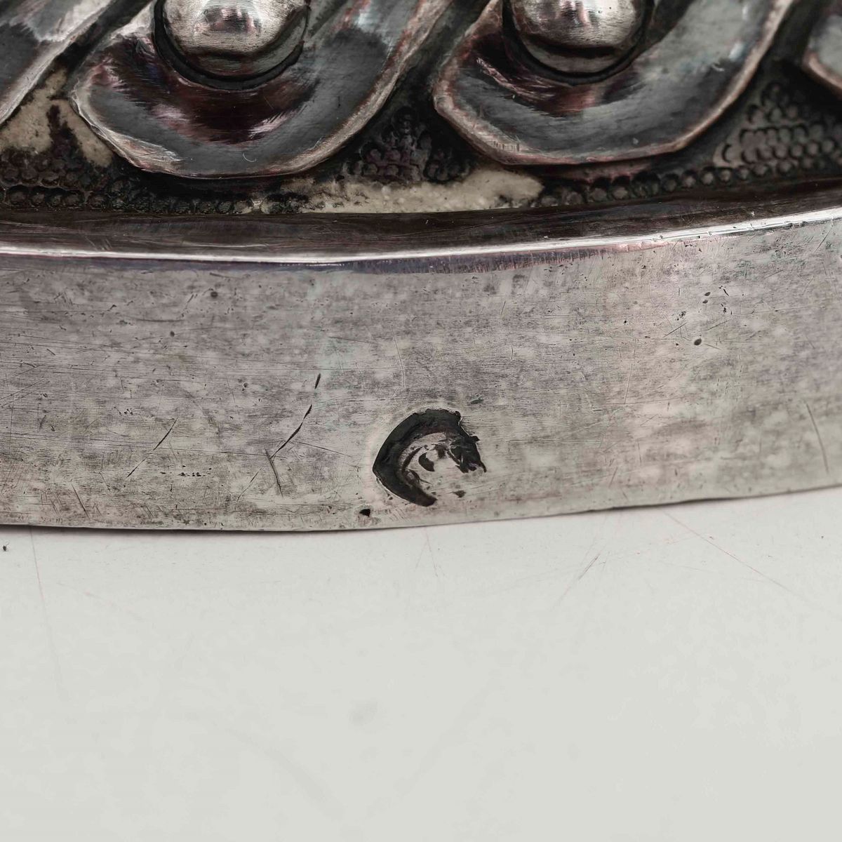Coppia di Candelieri. Argento Fuso, Sbalzato e Cesellato. Genova Ultimo Quarto del XVIII Secolo, ...