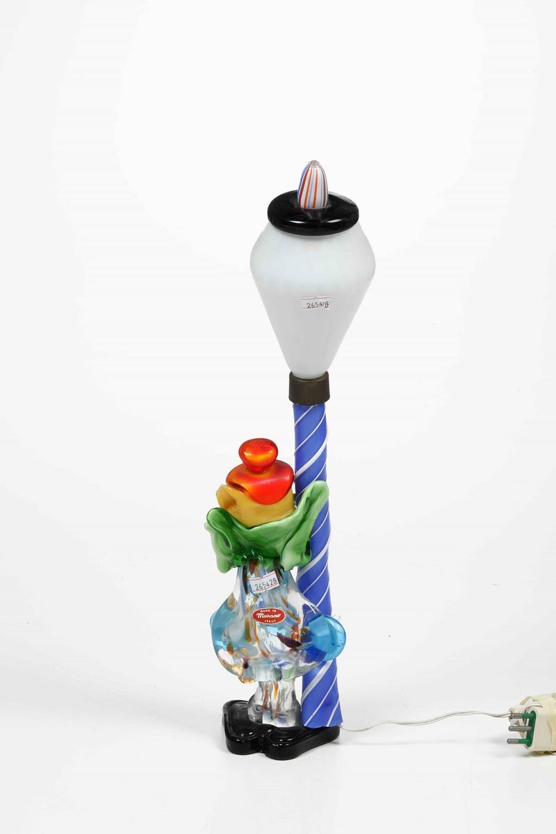 Lampada, vetro di Murano, XX secolo