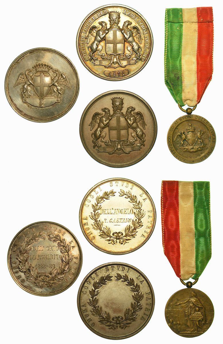 GENOVA. Lotto di quattro medaglie.  - Auction Numismatics - Cambi Casa d'Aste
