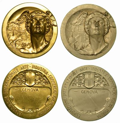 Genova. Lotto di Due Medaglie.