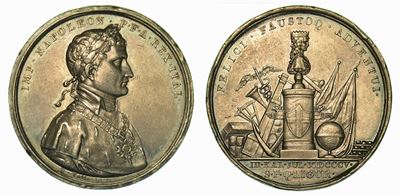 Genova. Arrivo di Napoleone a Genova – Annessione della Liguria. Medaglia in Argento 1805.