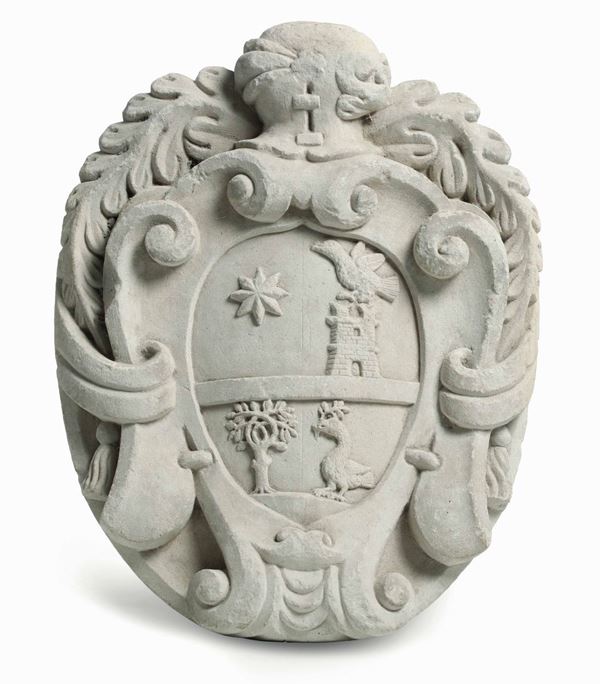Antico stemma in pietra. XVI secolo