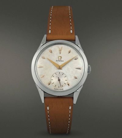 Omega - Solo Tempoorologio a Carica Manuale in Acciaio a Due Sfere Secondi a Ore 6.