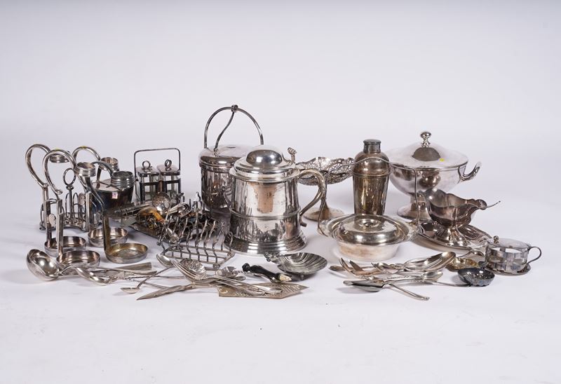 Lotto di oggetti in metallo e altri materiali  - Auction Antiques and paintings - Cambi Casa d'Aste