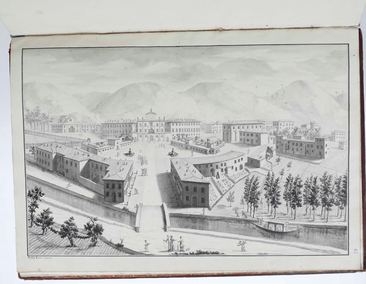 Mathias Tarocchi - Raccolta delle Piante e Prospetti dei Bagni di Pisa, 1766
