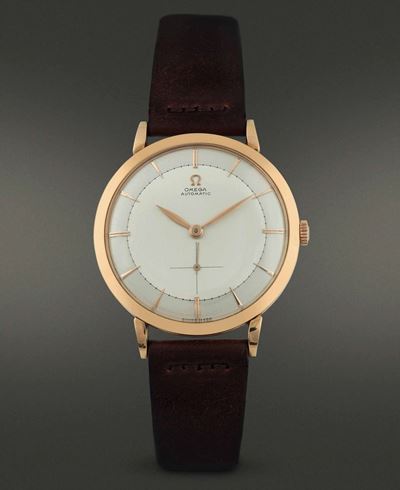Omega - Automaticorologio a Carica Automatica Bumper in Oro Rosa 18 Kt