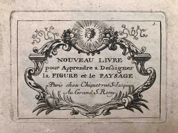 Nouveau livre pour apprendre a designer la Figure et le Paysage, Parigi XVIII secolo