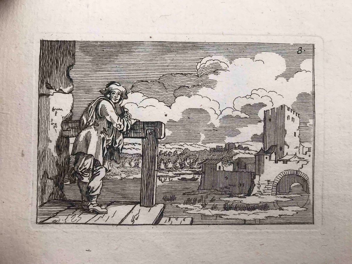 Nouveau Livre Pour Apprendre a Designer la Figure Et le Paysage, Parigi XVIII Secolo