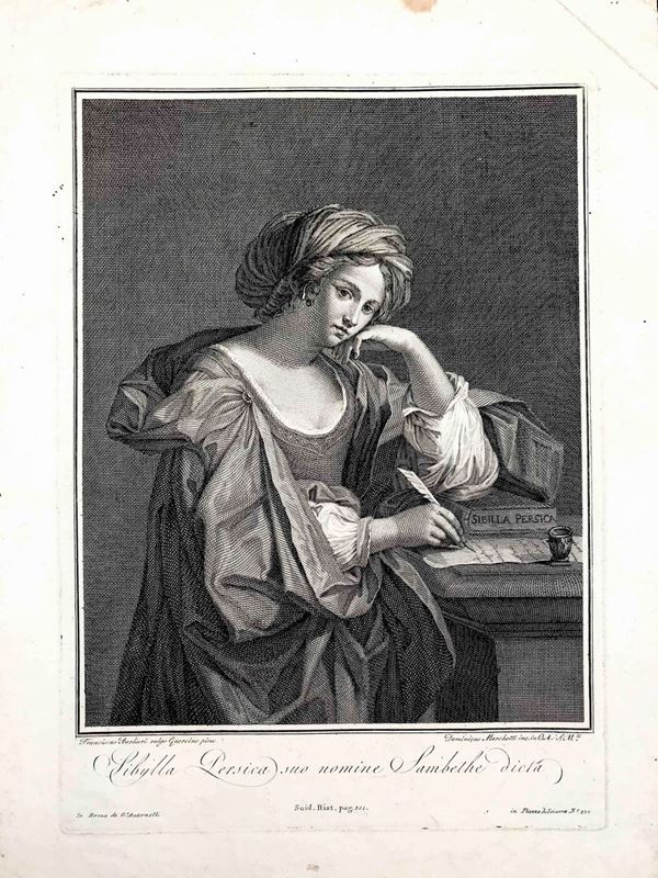 Domenico Marchetti (1780-1844) da Guercino Sibilla Persica