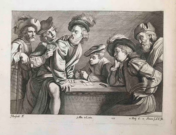 Franciscus Van Der Steen (1615-1672) da Manfredi I giocatori di carte