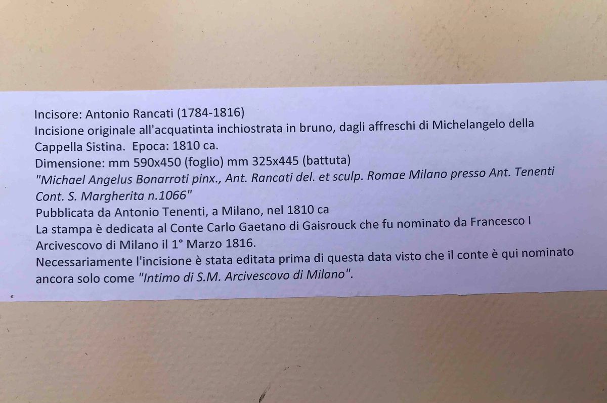 Antonio Rancati (1784-1816) da Michelangelo Sibilla Libica