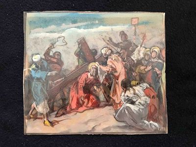 Enrico Gamba (1831-1883) Gesù Asciugato dalla Veronica