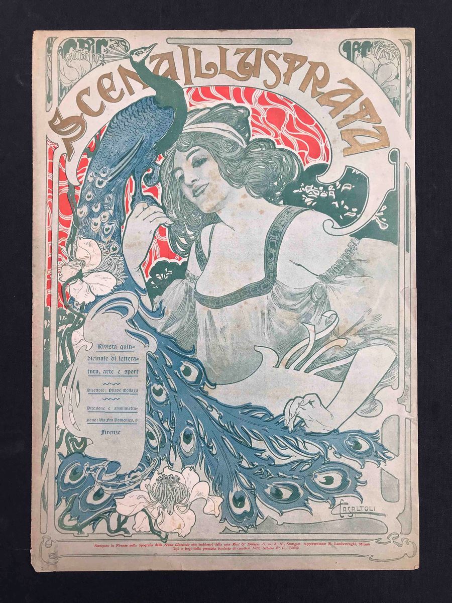 Carlo Casaltoli (1865-1903), 2 Copertine per Scena Illustrata
