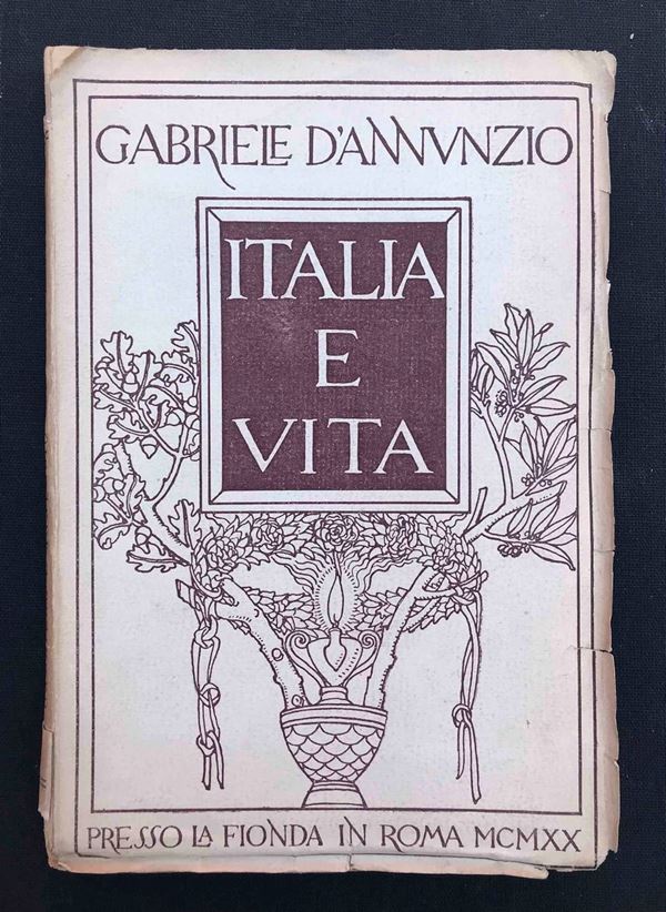 Gabriele D'Annunzio Italia e vita