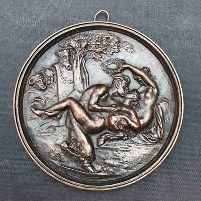 Da Carracci. Placchetta in Bronzo, Probabile Fusione del XIX Secolo