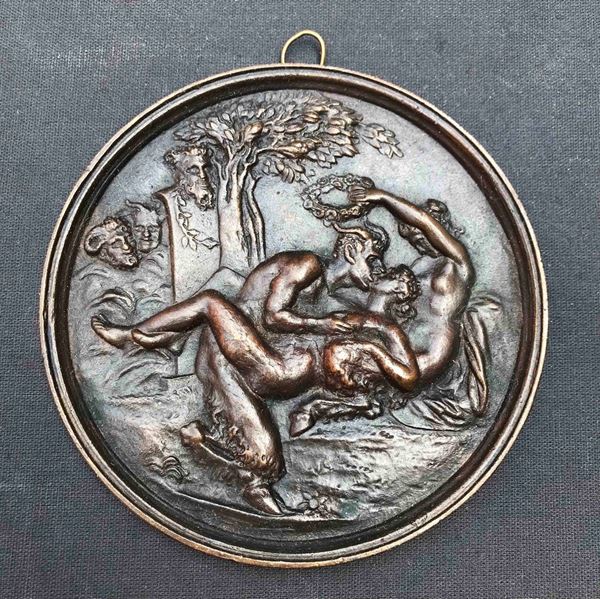 Da Carracci. Placchetta in bronzo, probabile fusione del XIX secolo