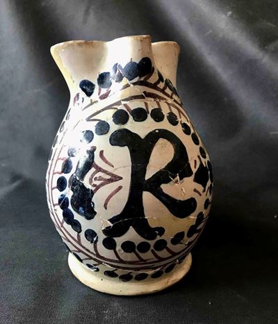 Boccale in Maiolica. Viterbo XV Secolo