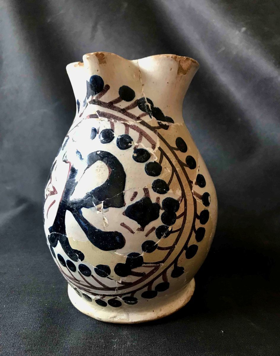 Boccale in Maiolica. Viterbo XV Secolo