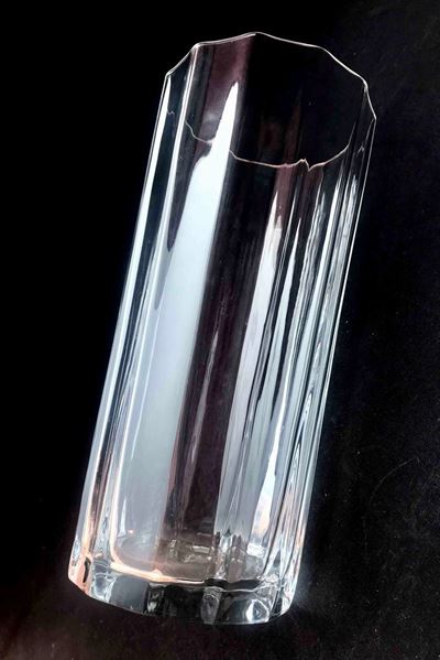 Carlo Moretti, Murano. Grande Vaso in Vetro Trasparente