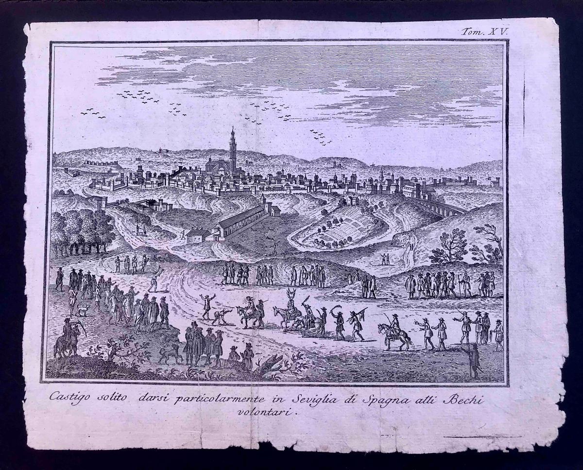 Lotto di 6 Antiche Incisioni. XVII-XVIII Secolo