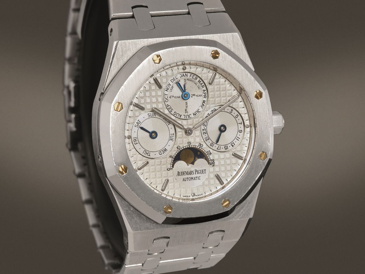 Audemars Piguet - Royal Oak Quantieme Perpetuelle Automatiqueorologio a Carica Automatica in Acci...
