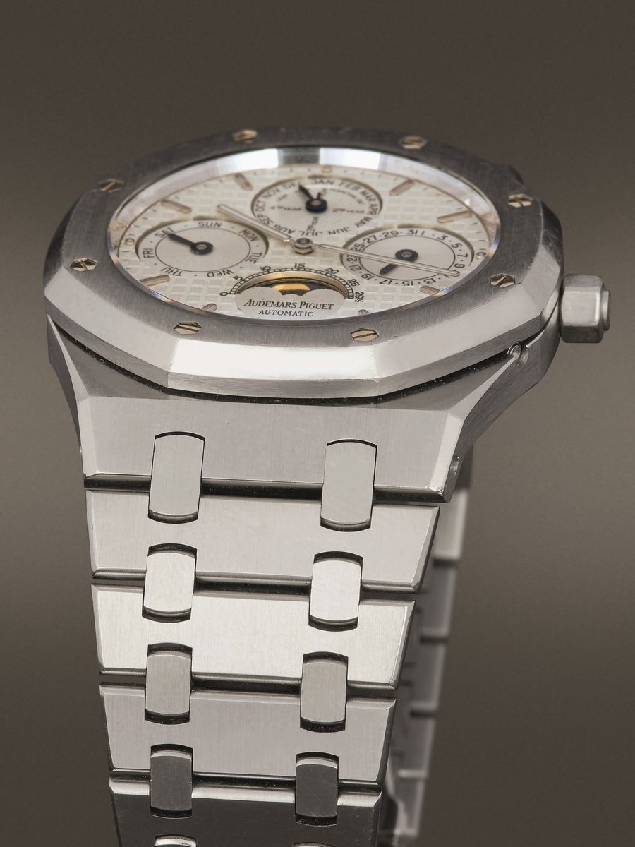 Audemars Piguet - Royal Oak Quantieme Perpetuelle Automatiqueorologio a Carica Automatica in Acci...
