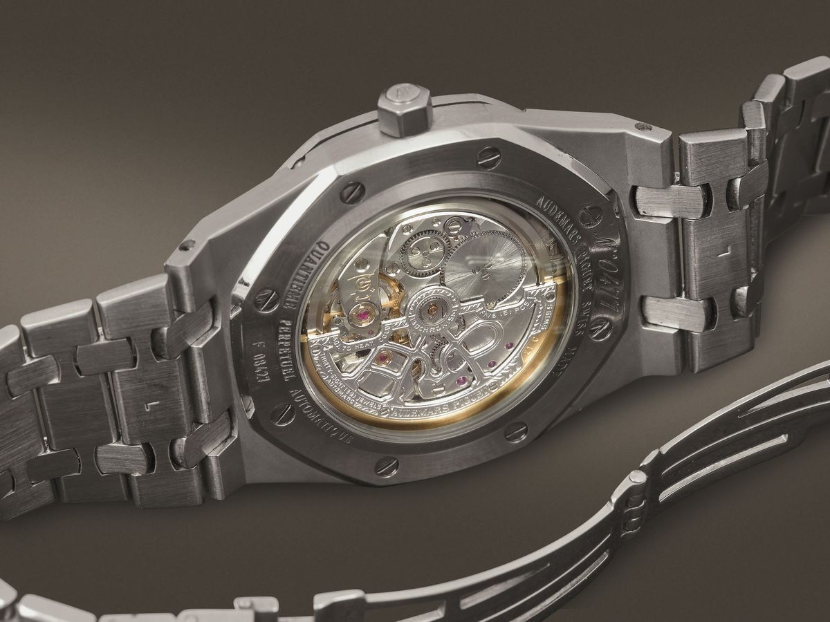 Audemars Piguet - Royal Oak Quantieme Perpetuelle Automatiqueorologio a Carica Automatica in Acci...