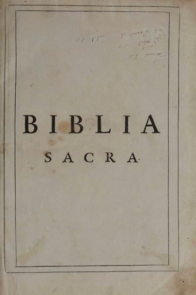 Biiblia Sacra Vulgatae Editionis Sixi V. Pont. Max, Lutetiae Parisiorum, 1618