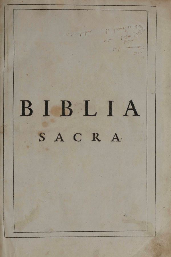 Biiblia Sacra Vulgatae Editionis Sixi V. Pont. Max, Lutetiae Parisiorum, 1618