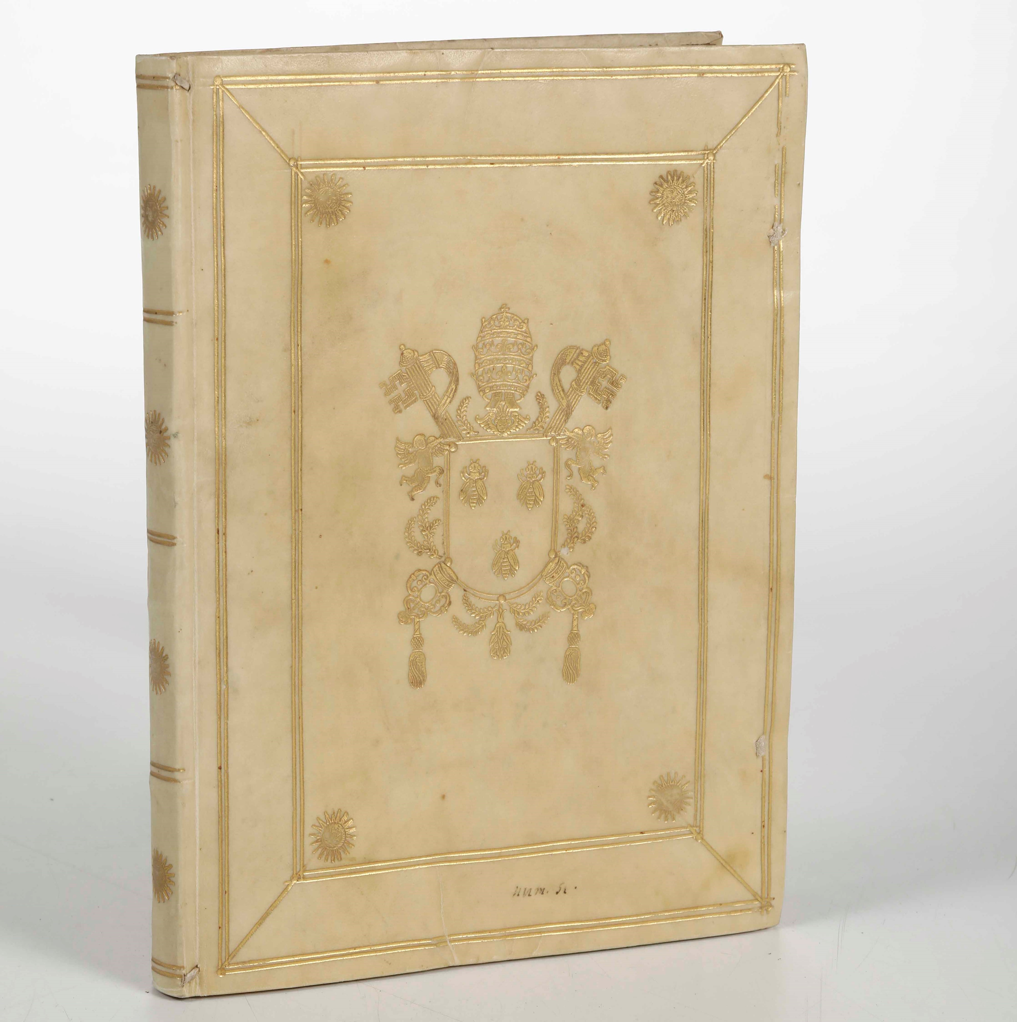 Legatura Barberini - Manoscritto - Legatura alle Armi Papali Barberini (urbano VIII).