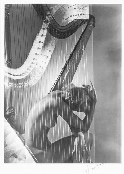 Lisa With Harp