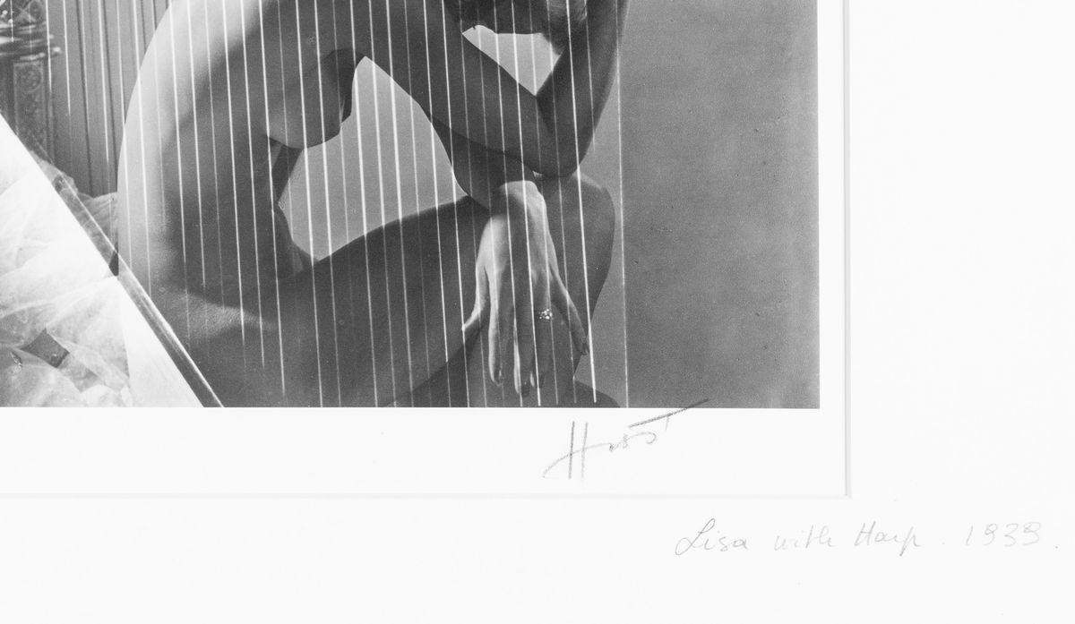 Horst P. Horst - Lisa With Harp