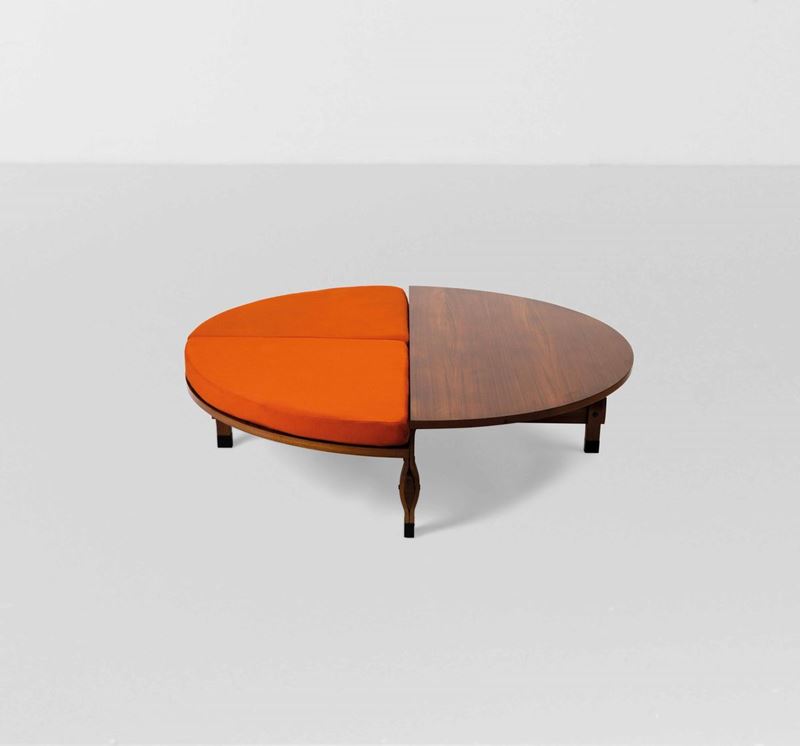 Ico e Luisa Parisi : Tavolo sedile con cuscini mod.1958.M9 Limonta  - Asta Design 200 - Cambi Casa d'Aste
