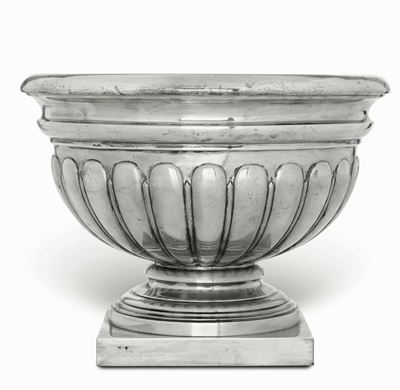 Monumentale Coppa Centrotavola in Argento 925. Argenteria Artistica Fiorentina del XX Secolo. Arg...