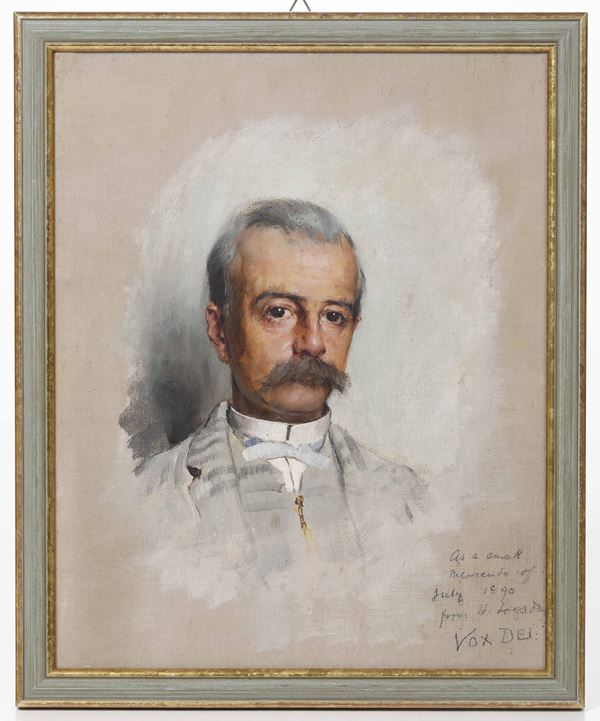 Pittore del XIX-XX secolo Ritratto di gentiluomo