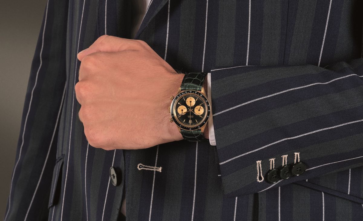 Rolex - Daytona Cronografo a Carica Manuale in Oro Giallo 14 Kt con 3 Contatori. Quadrante Nero c...