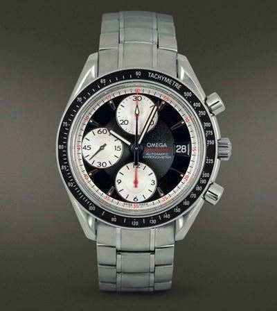 Omega - Speedmaster Automatico "inverted Panda"cronografo Sportivo a Carica Automatica con Cassa ...