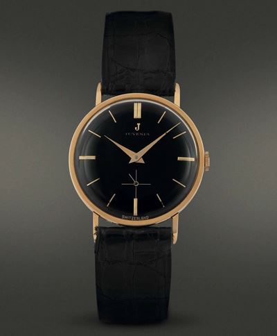 Juvenia - Solo Tempoorologio a Carica Manuale in Oro Rosa 18 Kt, Ore, Minuti e Secondi Piccoli al...