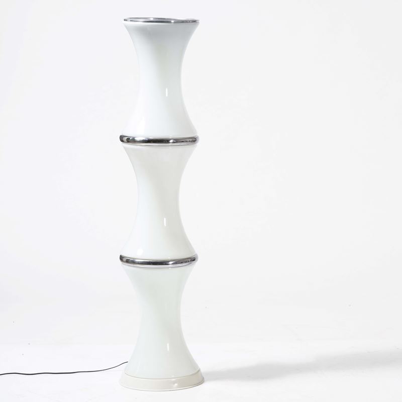 Enrico Tronconi : Lampada da terra mod. Bambù  - Auction Design Lab - Cambi Casa d'Aste