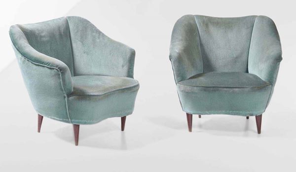 Gio Ponti - Coppia di poltrone